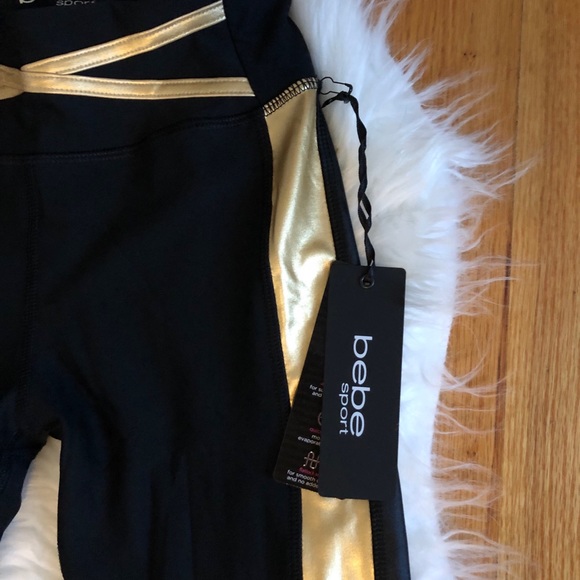 Bebe gold foil leggings - Picture 3 of 6